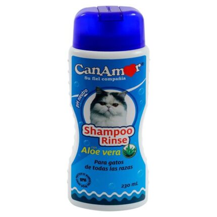 Accesorio  Mascotas-Canamor champu  con rinse Gatos