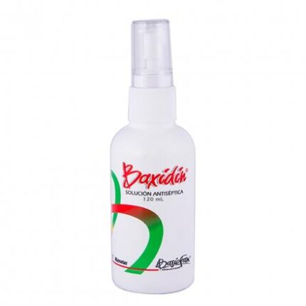 Medicamentos Veterinarios-Baxidin Solucion antiseptica 120ml