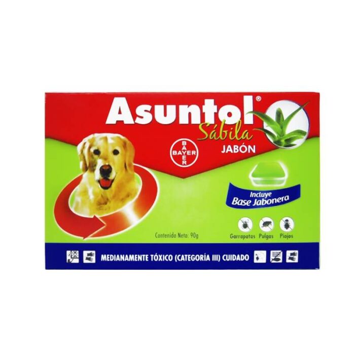 Medicamento veterinario-Jabon Asuntol Sabila