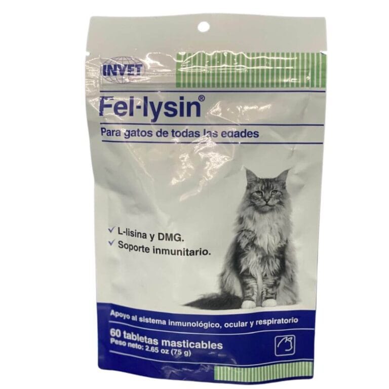 Tab Fel Fel-Lysin Oral 60 tabletas - Veterinario en su hogar