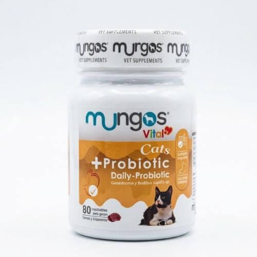 MUNGOS CATS +PROBIOTIC Bacillus subtilis y Ganoderma